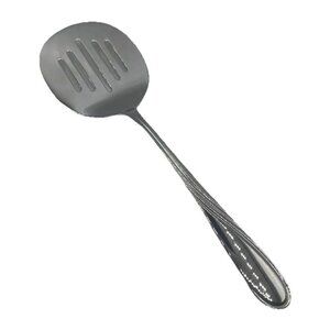 Lenox Summerville Solid Flat Pierced Server 18/10 Stainless Steel Glossy Utensil